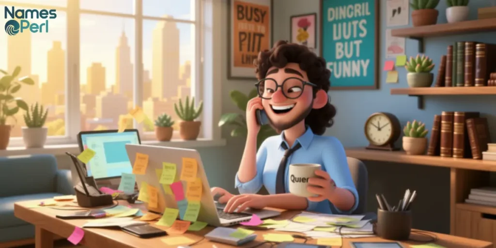 Funny Business Names for Busy Person