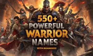 Powerful Warrior Names with Meanings