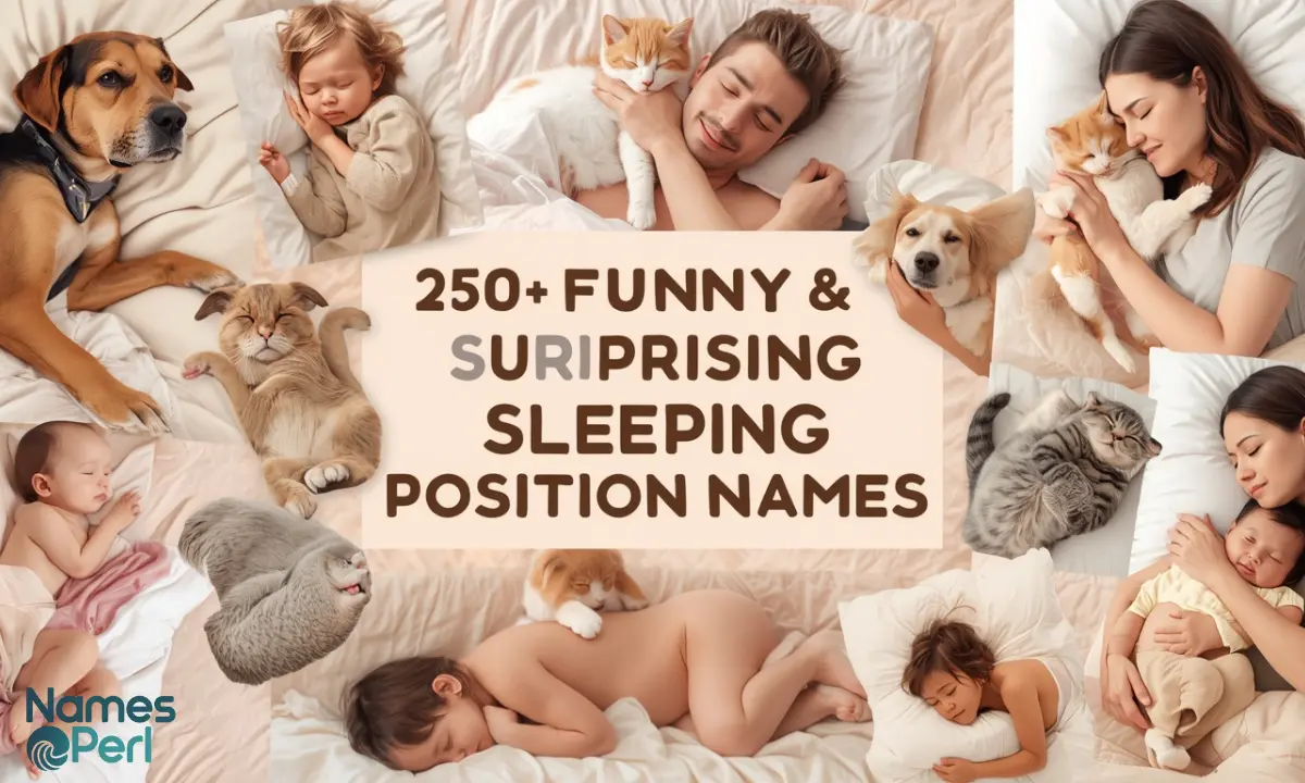 sleeping position names