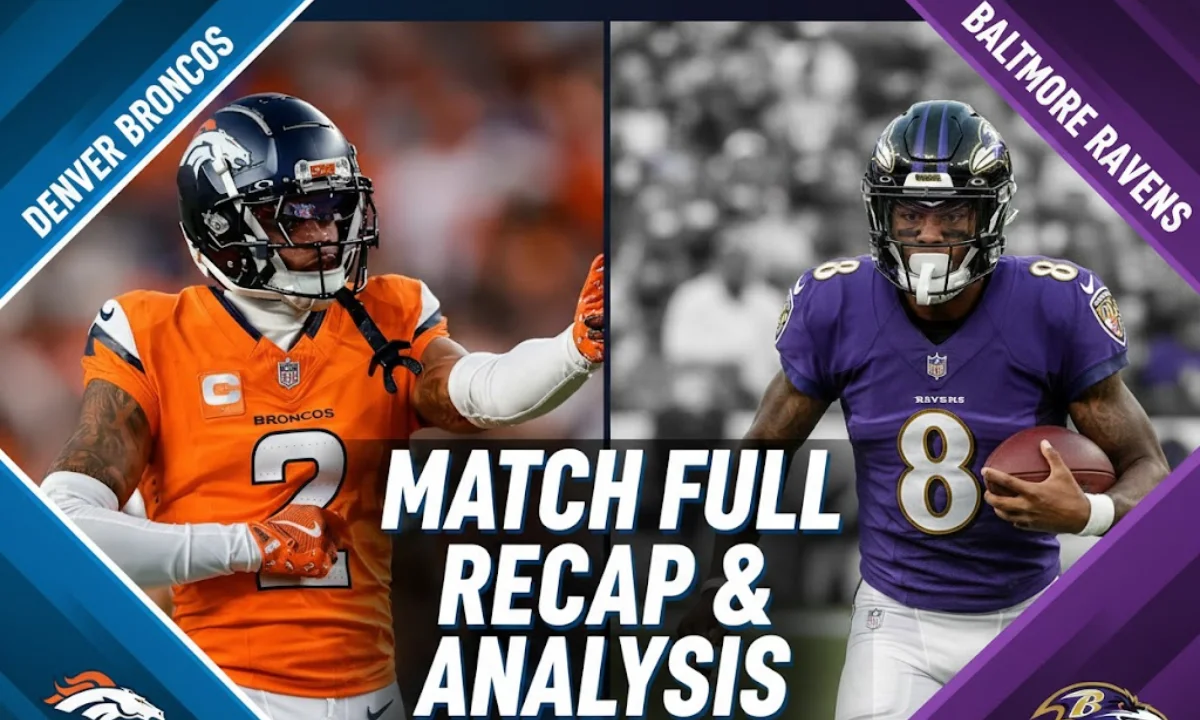 Denver Broncos vs Baltimore Ravens Match Player Stats